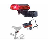 Pearl Lampe de sécurité à LED rouge avec câble de chargement USB