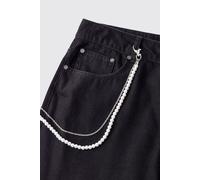 Pearl Layered Jean Chain homme - argent - ONE SIZE, argent