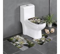 Pearl Lily Tapis de protection absorbant l'eau, tapis de salle de bain, 3 pièces, chambre à coucher, cuisine, baignoire, maison, tapis décoratif en peluche