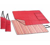 Pearl Lot de 2 couvertures de pique-nique 3 en 1 - 150 x 180 cm