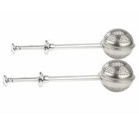 Pearl Lot de 2 filtres à thé en acier inoxydable, Ø 5 cm, compatible lave-vaisselle