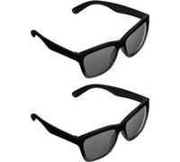 Pearl : Lunettes de soleil design rétro - x2 Noir G