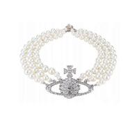 Pearl Necklace Saturn 925 Sterling Westwood Style
