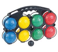 Pearl Pack de 8 boules de pétanque colorées en plastique