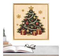 Pearl Painting with Frame Cute Aesthetic Christmas Wall Decorations