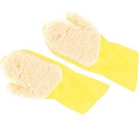 Pearl Paire de gants avec éponge de lustrage en laine