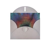 Pearl Paper Carte de vœux holographique avec enveloppe, intérieur vierge pour anniversaire, Noël, toutes les occasions, 15,2 x 10,2 cm