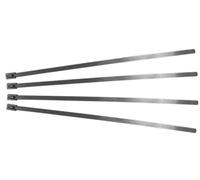 Pearl PMTS01 Lot de 10 attaches en acier inoxydable 4,6 x 201 mm