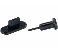 Pearl Protège-connecteurs en aluminium pour iPhone 5 - noir