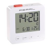 Pearl Réveil de voyage radio-piloté avec thermomètre