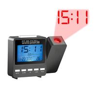 Pearl Réveil radio-piloté multifonction à projection DAC-662.beam