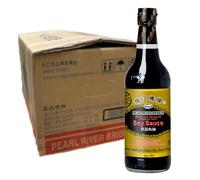 PEARL RIVER BRIDGE - Sauce Soja Foncée Saveur Champignon Superior - 24 x 500 ml - Multipack