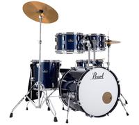 Pearl Roadshow Fusion 20'' 5 fûts Royal Blue Metallic + Tabouret + 2
