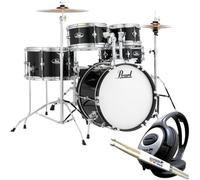 Pearl Roadshow RSJ465C Batterie C31 Junior Noir + casque keepdrum
