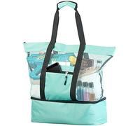 Pearl Sac de Plage en Filet avec Compartiment Isotherme