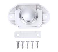 Pearl Serrure à pousser sans clé, serrure de porte d'armoire de camping-car, tige de poussée en alliage de zinc, boîtier en plastique d'ingénierie, taille d'ouverture de 26 mm,