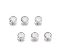 Pearl Shell Brass Cufflinks for Mens Tuxedo Shirt Stud Cuff Links Buttons(6 PCS)