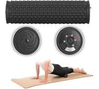 Pearl Sports : Rouleau de massage vibrant Ø 8,5 cm à 5 niveaux de vibration noir G