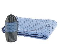 Serviette yoga en microfibres antidérapante - Bleu Bleu G