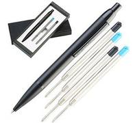 : Stylo-bille à poussoir avec 4 mines et boîte de rangement