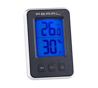 Pearl Thermomètre / hygromètre numérique avec grand écran LCD lumineux
