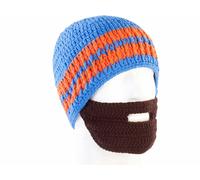 Pearl Urban Bonnet avec Barbe - Bleu/Orange