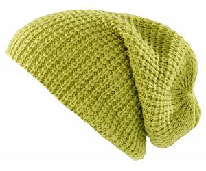 Pearl Urban Bonnet tricoté XXL''Long Beanie'' - vert clair