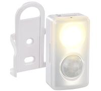 PEARL Veilleuse à piles : veilleuse LED avec capteur de mouvement et de crépuscule, fonctionnement sur piles (veilleuse LED détecteur de mouvement, veilleuse avec détecteur de mouvement, plafonnier)