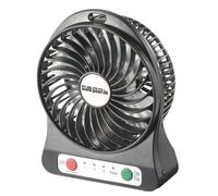 Pearl Ventilateur de table rechargeable 2en1 avec lampe