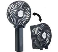 Pearl – Ventilateur nomade pliable 2 en 1 – Ø 9,5 cm – Batterie li-ion – Noir