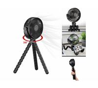Pearl Ventilateur sans fil 360° avec trépied flexible