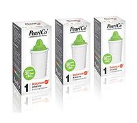 PearlCo Alkaline classic - Produit de l'eau alcaline - Pack de 3 cartouches filtrantes (compatible avec Brita Classic)