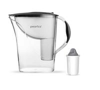 PearlCo - Filtre à eau standard (anthracite) avec 1 cartouche filtrante Protect+ classic (pour eau dure) - Compatible avec Brita Classic