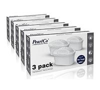 PearlCo Pack de 15 cartouches filtrantes Universal unimax (compatible avec Brita Maxtra)