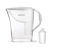 PearlCo Standard - Carafe avec filtre à eau - blanc - 1 cartouche classic incluse (compatible avec Brita Classic)