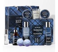PEARLWORLD - Ensemble de soins de la peau pour homme - Parfum de mer - Cadeau de spa pour homme - Cadeau de spa pour homme