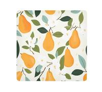 Pears Flowers Chiffon autocollant magique pour appareil photo, protecteur d'objectif, trousse de maquillage, 38 x 33 cm, multicolore, 21.7x21.7in, Moderne