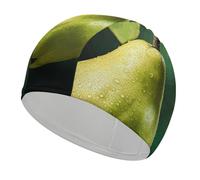 Pears on The Tree Bonnet de bain léger et extensible pour piscine, plage, natation, surf et oreilles