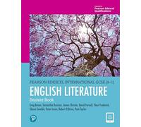 Pearson Education – Pearson Edexcel International GCSE (9-1) English Literature – Manuel de l'élève