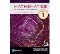 Pearson Mathematics for the Middle Years Programme Year 1