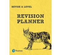 Pearson Revise A Level Revision Planner - For 2025 And 2026 Exams