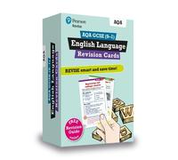 Pearson REVISE AQA GCSE English Language Revision Cards - for 2026, 2027 exams