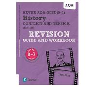 Pearson REVISE AQA GCSE History Conflict and tension, 1918-1939 Revision Guide and Workbook incl. online revision and quizzes - for 2025 and 2026 exams