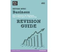 Pearson Revise Btec First In Business Revision Guide - For 2026, 2027 Exams