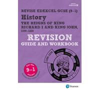 Pearson Revise Edexcel Gcse History King Richard I And King John Revision Guide And Workbook Incl. Online Revision And Quizzes - For 2025 And 2026 Exams