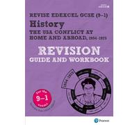 Pearson Revise Edexcel Gcse History The Usa, 1954-75 Conflict At Home And Abroad Revision Guide And Workbook Incl. Online Revision - For 2026, 2027 Exams