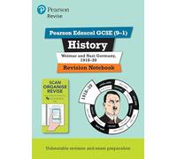 Pearson REVISE Edexcel GCSE History Weimar and Nazi Germany: Revision Notebook