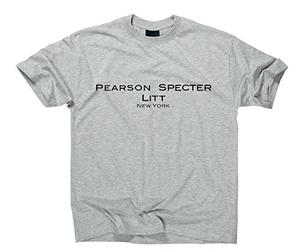 Pearson Specter Litt Suits Fan T-shirt - Gris - XX-Large