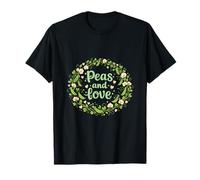 Peas and Love Cottagecore Couronne de Pois T-Shirt