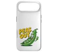 Peas Out Funny Food Pun Pod de Pois donnant Un Signe de Paix Coque pour iPhone Air